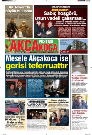 Akcakoca Postası Gazetesi Baskıları