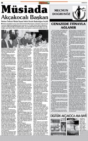 Akcakoca Postası Gazetesi Baskıları