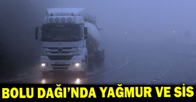 BOLU DAĞI’NDA GÖRÜŞ MESAFESİ DÜŞTÜ