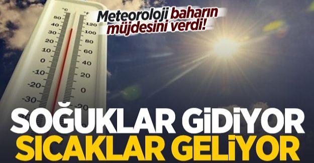 METEOROLOJİ BAHARIN MÜJDESİNİ VERDİ!