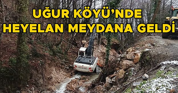 DÜZCE İL ÖZEL İDARESİ EKİPLERİ ANINDA MÜDAHALE ETTİ
