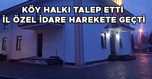 KÖY CAMİSİ YENİ GÖRÜNÜMÜNE KAVUŞTU