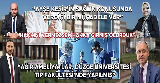 DÜZCE’DEKİ HASTANELER DURURKEN NEDEN BOLU?