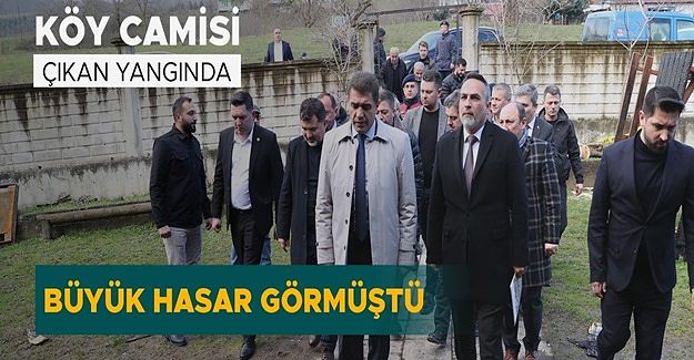VALİ ASLAN CAMİNİN YENİDEN İNŞA EDİLECEĞİNİN SÖZÜNÜ VERDİ