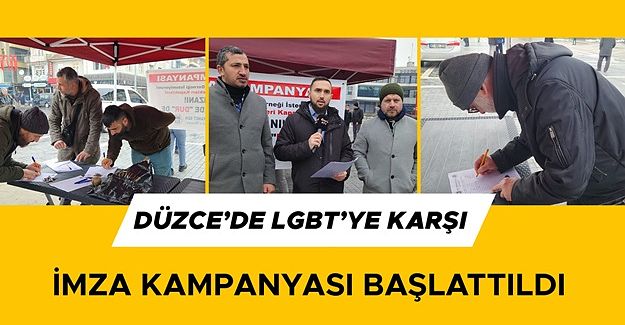 MİL DİYANET – SEN’İN KAMPANYASI’NA DÜZCE’DE YOĞUN DESTEK