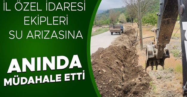 ÇALIŞMALARIN ARDINDAN KÖYE YENİDEN SU VERİLDİ