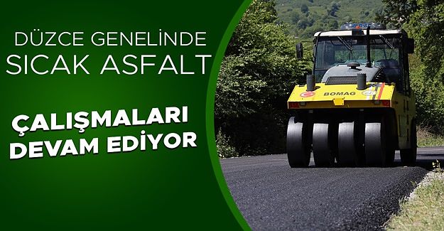 ÖREN KÖYÜ YOLUNDA ASFALT ÇALIŞMALARI BAŞLADI