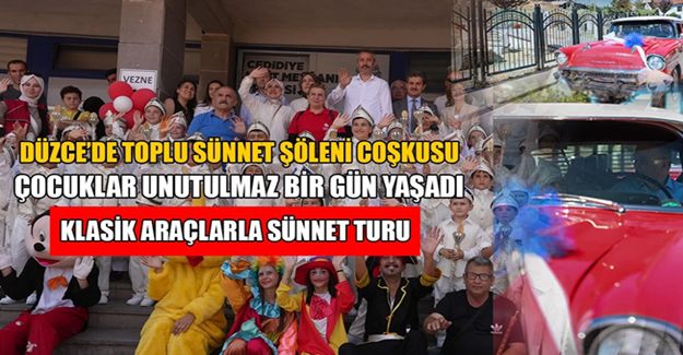 BAŞKAN ÖZLÜ DİREKSİYONA GEÇTİ, SÜNNET KONVOYUNA ÖNCÜLÜK ETTİ