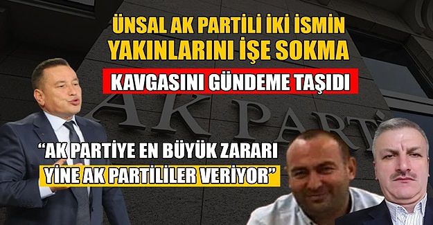 “BU KAVGAYI MİLLETİN ÖNÜNDE YAPIYORLAR”