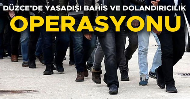 ÇOK SAYIDA ŞÜPHELİ GÖZALTINA ALINDI