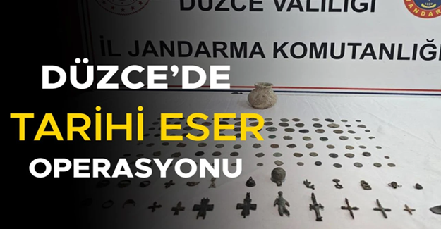 YÜZLERCE PARÇA TARİHİ ESER ELE GEÇİRİLDİ