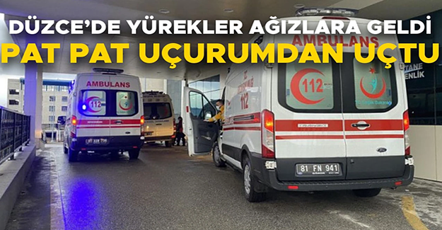 FECİ KAZADA 2 KİŞİ YARALANDI