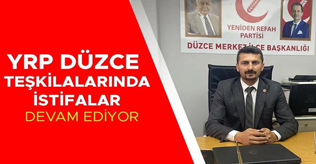 “ÖNCE AHLAK VE MANEVİYAT” DİYEREK GÖREVİNDEN İSTİFA ETTİ