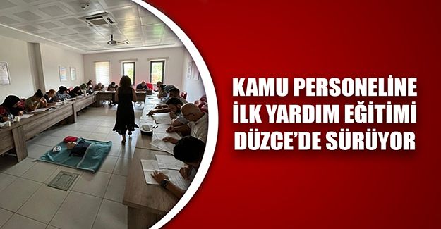 DÜZCE İL SAĞLIK MÜDÜRLÜĞÜ’NDEN HAYAT KURTARAN EĞİTİMLER