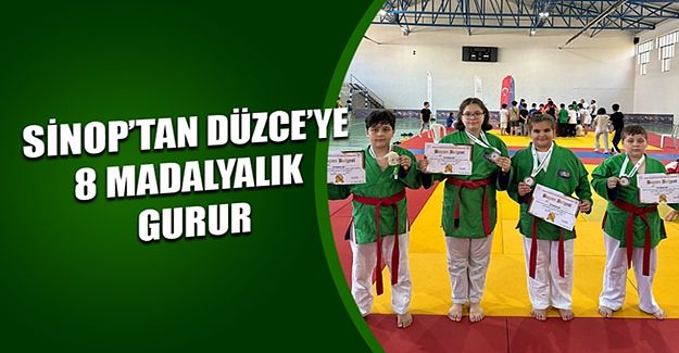 DÜZCELİ MİNİK KURAŞÇILARDAN MADALYA YAĞMURU