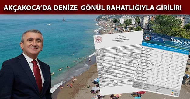 RESMİ RAPORLAR AÇIKLANDI: AKÇAKOCA’NIN DENİZİ GÜVENLİ VE TEMİZ