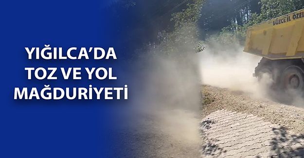 VATANDAŞLAR ASFALT TALEP EDİYOR