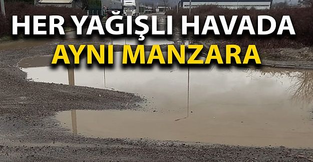 DORÜS BÖLGESİ’NDE YOLLAR GÖLE DÖNDÜ