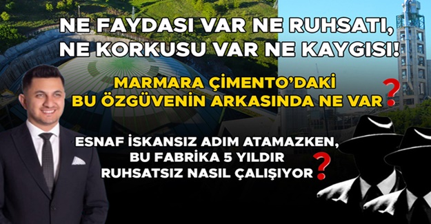 İL BAŞKANI, BETONCU VE SELAMİ SAVAŞ BU İŞİN NERESİNDE?