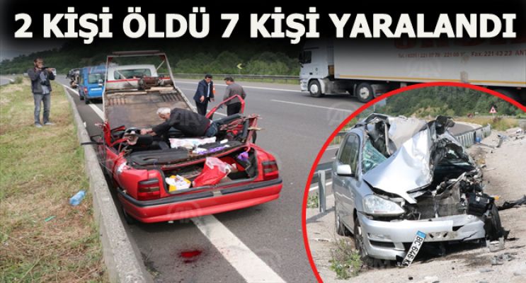 2 KİŞİ ÖLDÜ 7 KİŞİ YARALANDI  