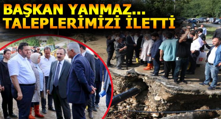 AFET BÖLGESİNİ İNCELEDİLER!