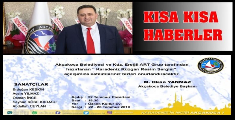 AKÇAKOCA BELEDİYESİNİN  GÜNDEM HABERLERİ 