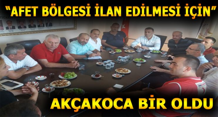 Akçakoca Bir Oldu Afet Bölgesi İlan Edilmek İstiyor