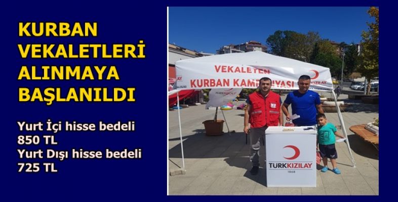 AKÇAKOCA KIZILAY ŞUBESİ KURBAN BAĞIŞ STANDI KURDU