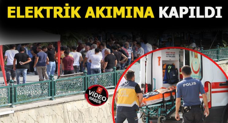 Akçakoca'da elektrik çarpan kişi yaralandı