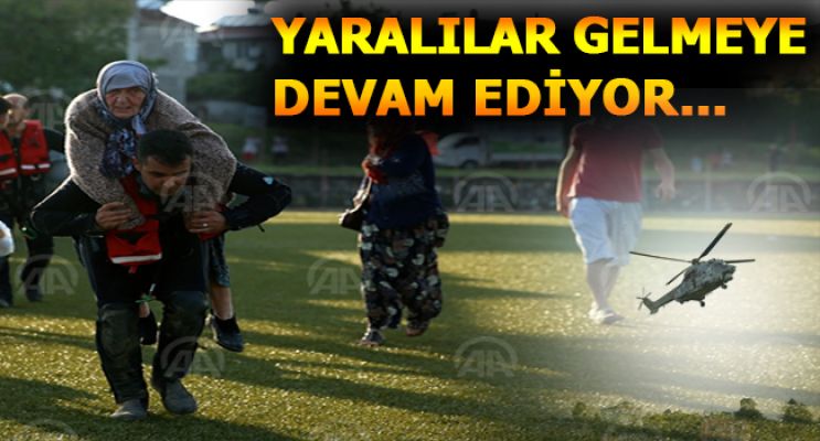 Akçakoca'da su baskını ve toprak kayması