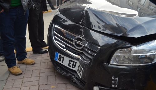 Akçakoca’da trafik kazası: 1 yaralı