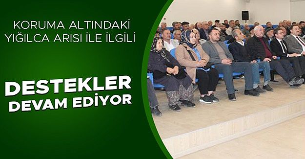 İLÇEDE BİLGİLENDİRME TOPLANTISI DÜZENLENDİ