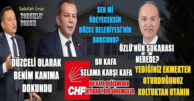 TANJU ÖZCAN SANANE DÜZCE BELEDİYESİ’NDEN
