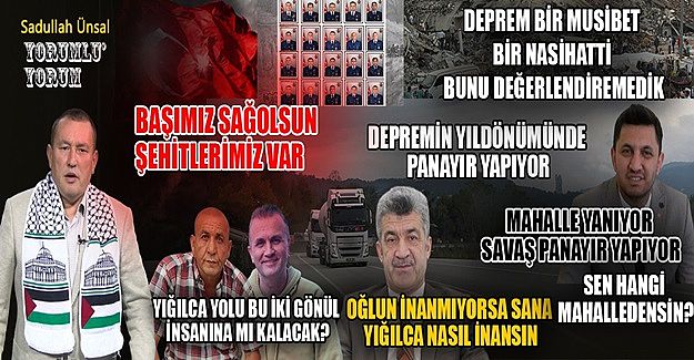 TÜRKİYE’DE ŞEHİT, DÜZCE’DE DEPREM YIĞILCA’DA PANAYIR VAR…!