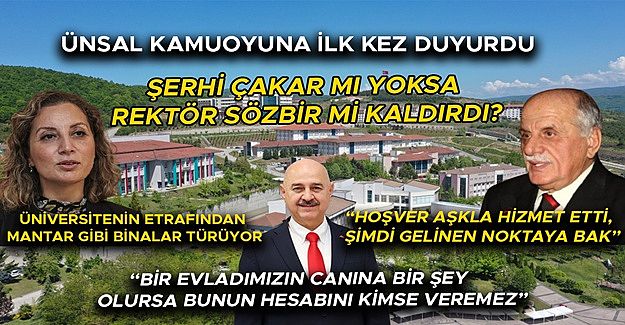 DÜZCE ÜNİVERSİTESİ YERLEŞKESİNDE RANT KOKUSU VAR