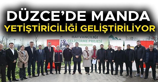 ÜRETİCİLERE 17 ADET MANBDA BOĞASI DAĞITILDI