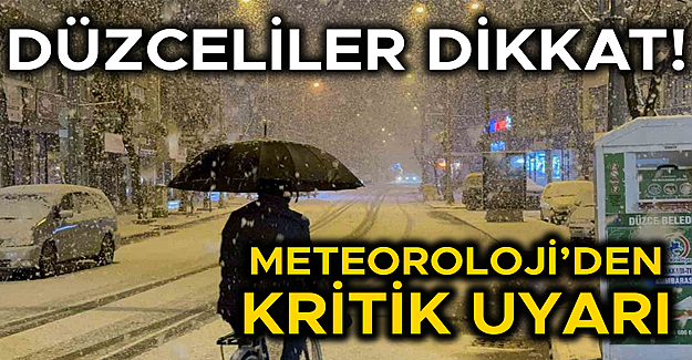 KAR YAĞIŞI YENİDEN GELİYOR...