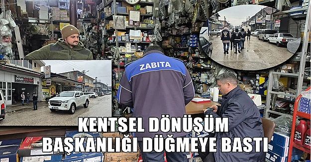 ESKİ SANAYİDE TEBLİGATLAR BAŞLADI
