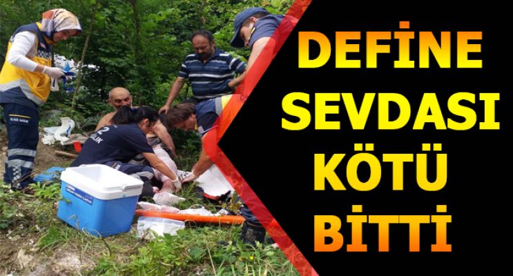 Dinamit patlatan kişi yaralandı