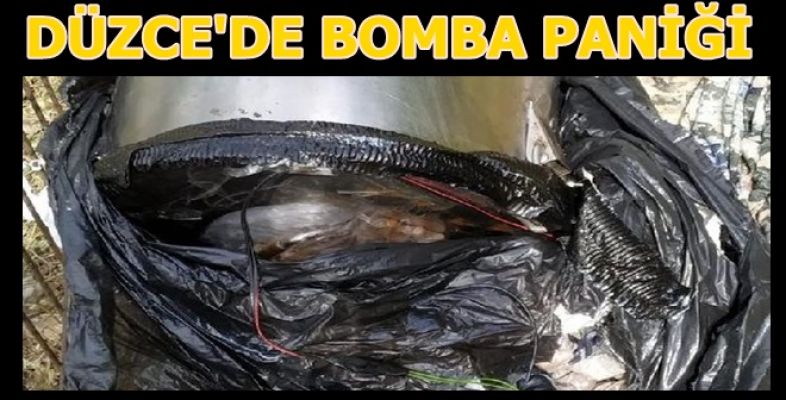 DÜZCE DE BOMBA BULUNDU 