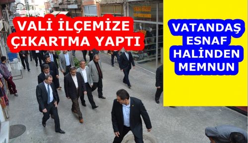 Düzce Valisi Su, Akçakoca esnaflarını ziyaret etti.