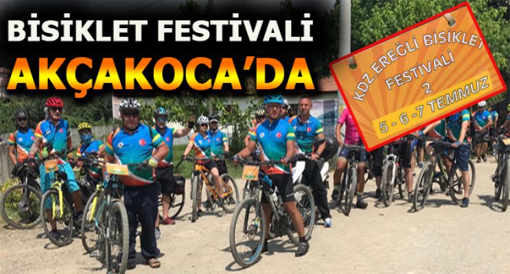 Düzce'de bisiklet festivali düzenlendi