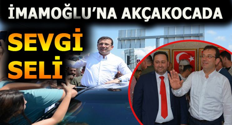 Ekrem İmamoğlu, Akçakoca belediyesine ziyaret etti