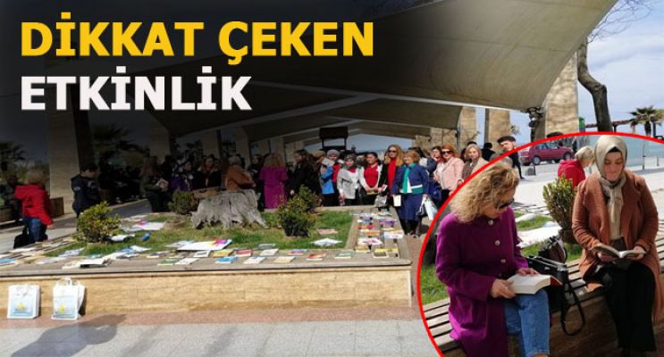 FEDAİ KARABIYIK PARKI’NDA SESSİZCE KİTAP OKUDULAR