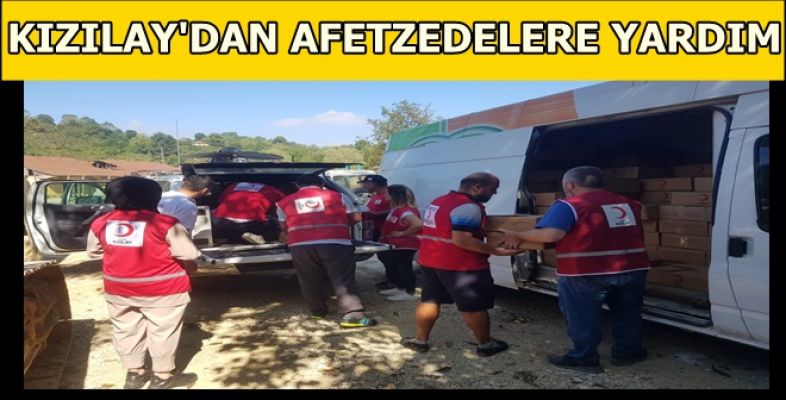 KIZILAY AFETZEDELERE ET DAĞITTI 