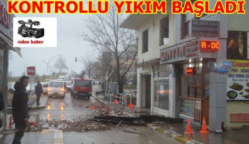 KONTROLLÜ YIKMAYA BAŞLADILAR