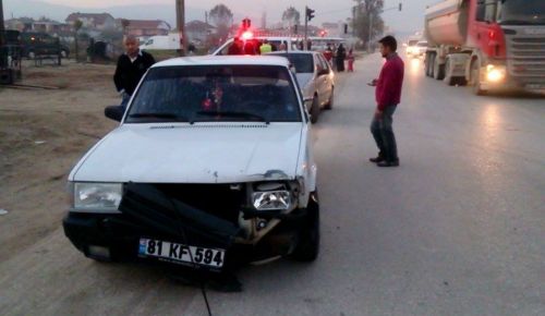 OTOMOBİLİN ÇARPTIĞI BİSİKLETLİ KIZ ÇOCUĞU YARALANDI