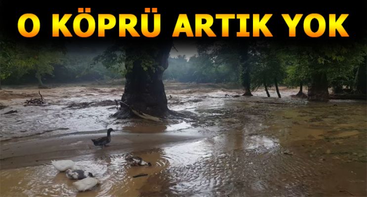 SEL, CUMAYANI KÖPRÜSÜNÜ YIKTI