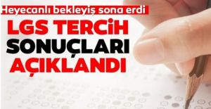 LGS SONUÇLARI AÇIKLANDI....