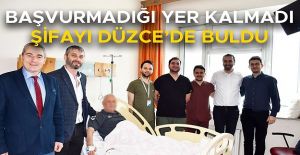 KANSER TEŞHİSİ KONULAN HASTA, TIP FAKÜLTESİ’NDEKİ TEDAVİSİ SONRASI SAĞLIĞINA KAVUŞTU